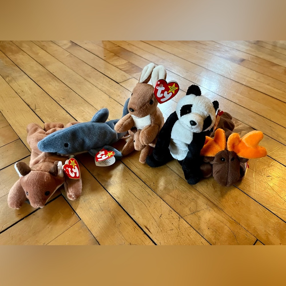 Multiple Beanie Babies